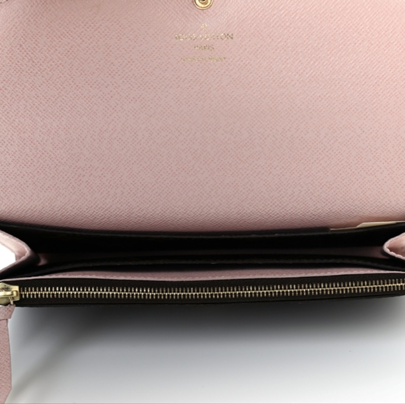 🎉LOUIS VUITTON Monogram Rose Ballerine Emilie Wallet! Comes with dust bag!💓 - Picture 5 of 12